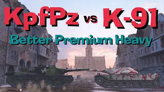 WOT Blitz Face Off || KpfPz 70 vs K-91