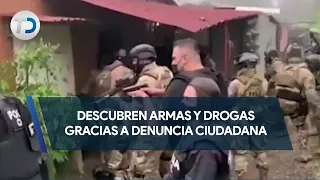 Descubren armas y drogas gracias a denuncia ciudadana en Parrita