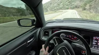 Hellcat Redeye Drive POV Canyons and City