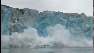 Massive Glacier Calving - Southeast Alaska