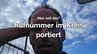 Warum ich meine Rufnummer einmal im Kreis portieren mußte...