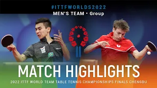 Highlights | Vitor Ishiy (BRA) vs Anders Lind (DEN) | MT Grps | #ITTFWorlds2022