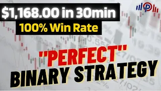 $1100 with INSANE BINARY OPTIONS TRADING STRATEGY | 100% Win Rate | LIVE TRADING 📊