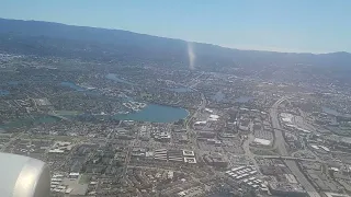 #SanFrancisco International #airport #Landing Left View on RWY 28R May 2024 late afternoon #aviation