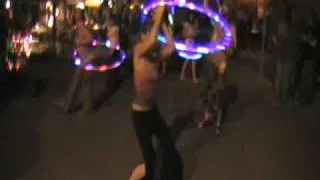 Lighted Hulu Hoop Street Performance