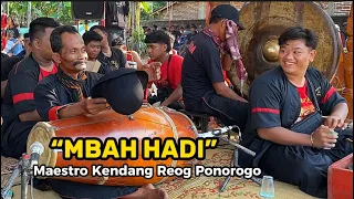 Sang MAESTRO Kendang Reog Ponorogo “MBAH HADI” di Serangan Mlarak Ponorogo