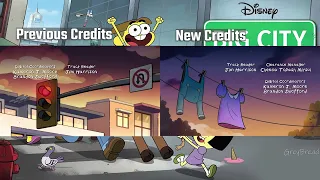 Big City Greens Ending Credits Comparison Side-By-Side After Ep.'The Move' HD