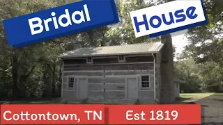 Bridal House Cottontown Tennessee Built 1819 Old Cabin with 3' Wide Logs