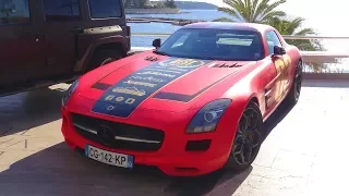 Mercedes SLS AMG with Akrapovic Exhaust - Loud Revs and Ride