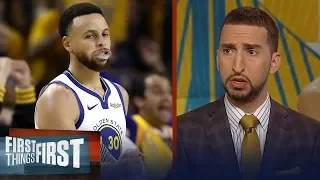 Blazers didn’t make Steph Curry, Warriors work for GM 1 win - Nick Wright | NBA | FIRST THINGS FIRST