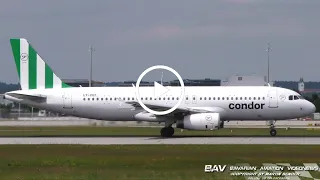 Airbus A320 - Heston Airlines "Condor cs" LY-VUT - takeoff at Munich Airport