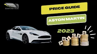 The Annual Price Guide for Aston Martin Cars in 2023 by Bamford Rose
