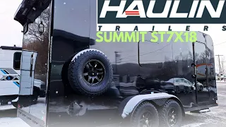 Toy hauler or GLORIFIED cargo trailer? The price is RIGHT! Haulin RV Summit 7x18