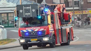 Redvoertuig 11-8052 Brandweer Zaandam met spoed naar een afhijsing!