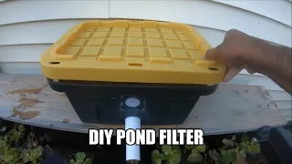 DIY Pond Filter - Step by step instructions