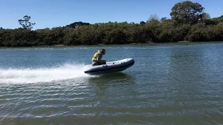 Lightest jet boat in the world? WattsCraft Micro Jet first test run