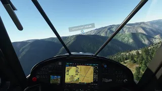 Landing at Johnson Creek Microsoft Flight Simulator 2020