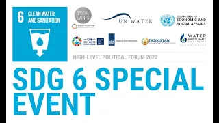 SDG 6 Special Event during High-level Political Forum on Sustainable Development 2022