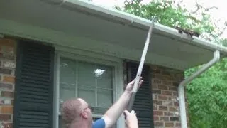 Super Easy Rain Gutter Clean Out!  Rick's Tips!  Noreen's Kitchen