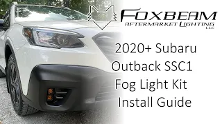 2020-2022 Subaru Outback Install Guide: Quad Diode Dynamics SSC1 Fog Light Kit