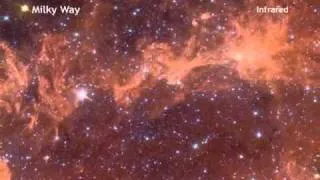 Massive Stars in the Milky Way in 60 Seconds (Standard Definition)