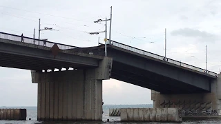 Развод Ингульского моста в г.  Николаев