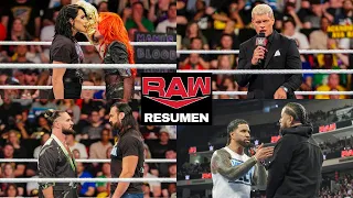 Raw 18 de Marzo 2024 | Resumen | WWE en español