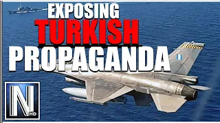 TURKISH PROPAGANDA EXPOSED: DOGFIGHT BETWEEN GREEK & TURKISH F16s