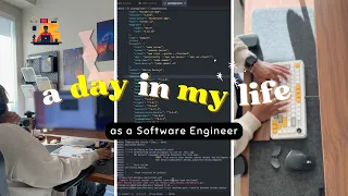 Reality of a Software Engineer Working From Home 💻| Productive & Cozy Vibes