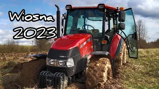 Wiosna 2023!!! 2xCASE, Ursus 1604, Zefir, New Holland ! Wtopa !