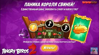 King Pig Panic/Паника короля свиней! 19/12/2021 Angry Birds 2.