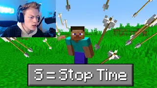 I used a TIME CONTROL Mod to troll a Streamer on Minecraft...