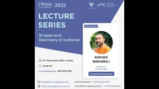 Shapes and Geometry of Surfaces - Prof. Mahan Maharaj