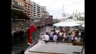 Monaco Grand Prix - watching the F1 from the yacht