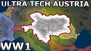 What if Austria-Hungary had the best Technology in WW1?  | HOI4 Timelapse