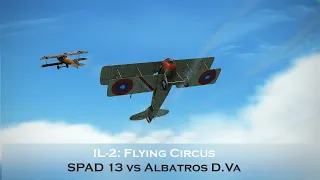 IL-2: Sturmovik - Flying Circus - 1v1 - SPAD 13 vs. Albatros D.Va