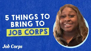 5 Things to Bring to Job Corps | Packing With Zy’Nasia