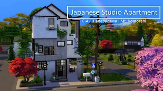 Japanese Studio Apartment | The Sims 4 For Rent | Stop Motion Build | No CC