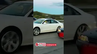 Audi A8 420Hp vs Nissan GT-R 400Hp