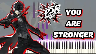 Persona 5 Scramble Opening - You Are Stronger (Piano Cover Tutorial)