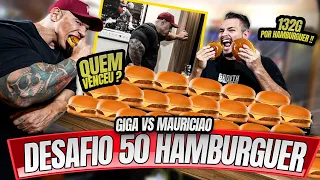 GIGA VS MAURICIAO - QUEM COMEU MAIS HAMBÚRGUER??