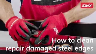 How to repair steel edges on your skis