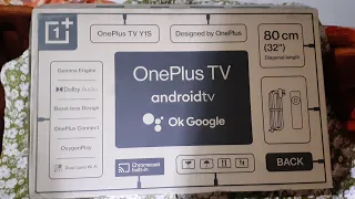 Oneplus y1s tv unboxing video 32  inch