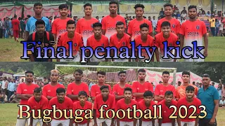 Final penalty kick,BBYS Laramba Vs Munda FC SAMBALPUR, Bugbuga oneday football tournament 2023