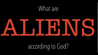 DOES THE BIBLE EXPLAIN WHERE ALIENS CAME FROM? YES, GOD TOLD US IN THE BIBLE!