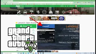 How to Install LemonUI: Open Source UI Library 2.0 GTA 5 MODS