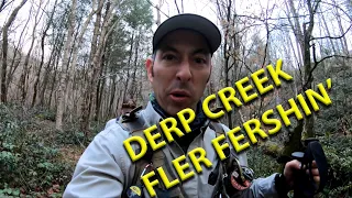 Fly fishing Upper Deep Creek GSMNP - March 2024