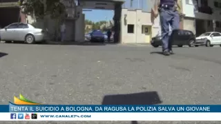 Tenta il suicidio a Bologna  Da Ragusa la Polizia salva un giovane