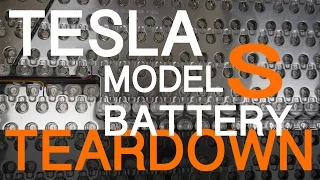 TESLA MODEL S BATTERY TEARDOWN