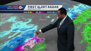 Second round of snow as bitter cold temps approach